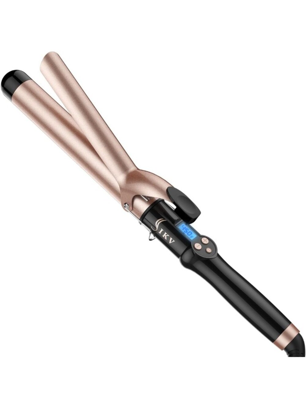 Extra Long Barrel Curling Iron 1.25" for Soft, Bouncy Curls - Salon Quality